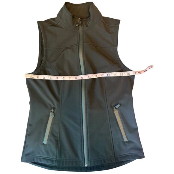 NWOT RANK 45 Outdoor Athletic Soft Shell All Black Full Zip Vest Women’s XS - Picture 10 of 13